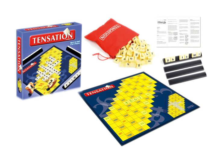 Tensation Game Board  Scrabble  Crossed Board Game Set by ZinZen