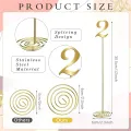 Table Numbers Table Number 1-20 for Wedding Reception 12 Inch with Sturdy Holder Base. 