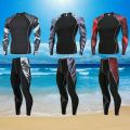 Swimsuit Men's Suit Sun Protection Long Sleeve Trousers Speed Dry Clothes Men Swimming Suit Shorts Anti-Embarrassment Swimsuit Men. 