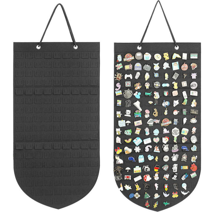 Hanging Brooch Pin Display Lapel Pin Storage Ideas Brooch Pin Storage Organizer Pin Wall Display Banner Button Collections Storage Holder