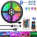 2M LED Strip Light 5050 RGB USB Flexible Lamp Tape Diode Cable  Desk Screen TV Background Lighting. 