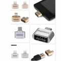 2pcs Micro USB OTG Adapter To Android Smart Phone / Pen Drive Connector COMBO-Micro Otg Adapter for Mobile Devices - Micro USB (Male) to USB (Female). 