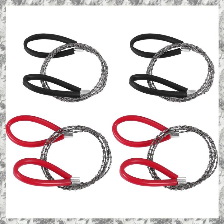 4 Pcs Pipe Cutters Metal Wire Saw Hand Pocket String Rope Saw PVC Pipe Cutting Tool for Wood