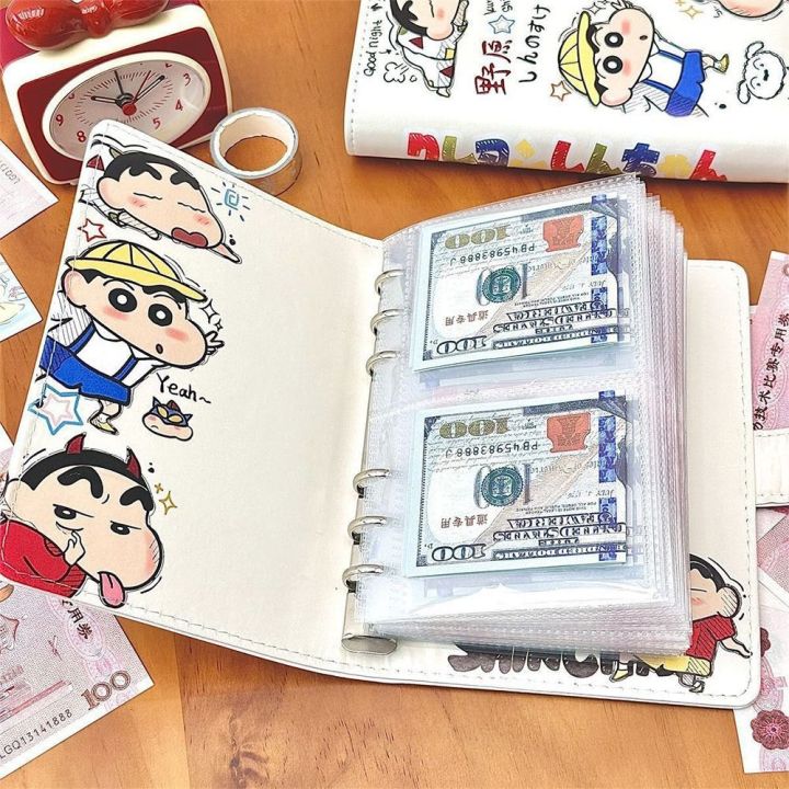 Cartoon%20PU%20Leather%20PU%20Photo%20Album%20Crayon%20Shin-chan%20Large%20Capacity%20Money%20Saving%20Binder%20Reusable%20Budget%20Saving%20Notepad%20-%20Image%203