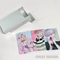 Japanese Small Card Sticker Storage Tin Box Flip Desktop Solid Color Cuckoo Classification Set Sliding Cover Cigar. 