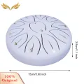 SuperRide Soothing Rhythms 6 Inch Steel Tongue Drum 11 Tone Handpan Drum for Meditation Yoga Sound Healing D Major Beginner Percussion Instrument with Mallets Ethereal Rain Drum Pan Drum for Rain Drum. 