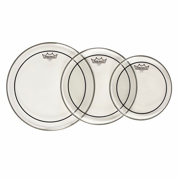 Remo Weatherking Pinstripe Clear Drumhead Drum Skin Vellum – 10 Inch, 14 Inch & 16 Inch Tom Head, Double Ply Clear Drum Head for Controlled Tone, Reduced Remo Weatherking Pinstripe Clear Drumhead Drum Skin Wellum - 10", 14" & 16" Drum Vellum Tom head