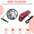 Bike Light Bicycle Motorized Bike Friction Generator Dynamo Headlight Tail Light Kit 6V 3W Bike Accessories. 