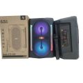 wireless portable Bluetooth KTS-1329 speaker with led colorful light karaoke Videoke function speaker FREE WIRELESS MICROPHONE AND REMOTE. 