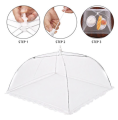 Kitchen Gadgets Pop-Up Food Mesh Cover Folding Food Cover Tent Dome Net Umbrella Picnic Kitchen Mesh Anti Fly Mosquito Umbrella 1Pcs. 