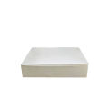7 * 5.5 * 1.5 (inch) 50pc White Paper Take Away Lunch Box eco friendly food packaging cardboard lunch box. 