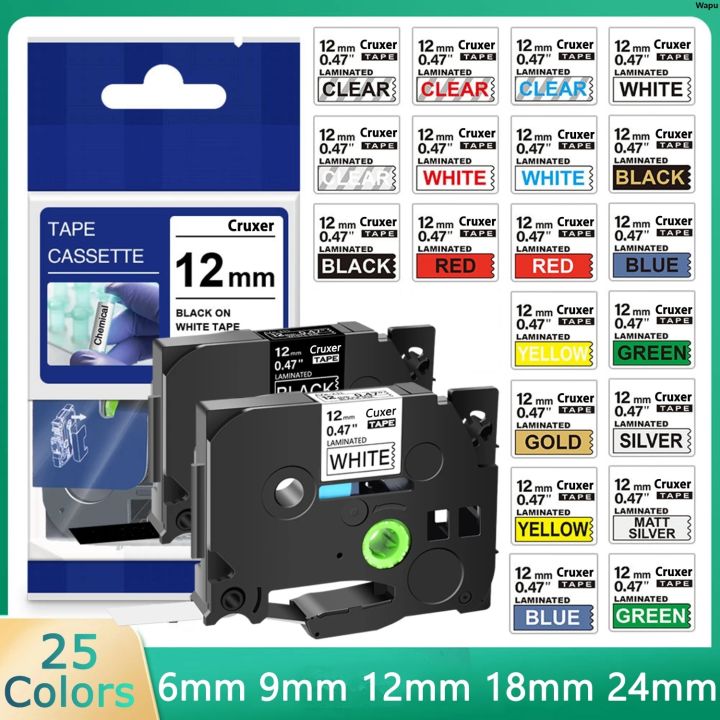 Wapuhigh Quality Tape Tz 231 Tz 251 Tz631 Tz 131 Label Tape 12mm