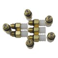 10Pcs M8 for -Ben W164 W212 Accessories Parts Air Suspension Line Hose Connector Fitting 1643204613 1643204413 1643204313. 