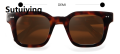 Sutuiying RAY BAN Chim 004 Designer Black Acetate Large Sunglasses For Men Women'S Polarized Square Frame Eyewear Flat UV400 Protection Shades. 