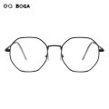 OQ BOGA 4 Colors Unisex Metal Full Rim Fashion Glasses Women Men Outdoor Decorate Eye Protection Octagon Frame Eyewear. 