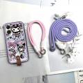 Back Cover Cute Phone Case For Tecno Spark GO2/Tecno POP10 4G Soft case Crossbody Cartoon Graffiti Full wrap Lanyard TPU. 