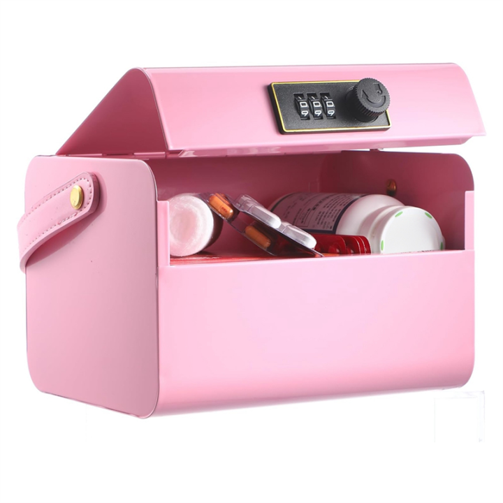 Lockable Storage Box with Combination Code for Office,Home,School for ...