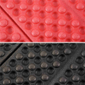 Folding Foam Waterproof Seat Pad Chair Cushion Red+Black. 
