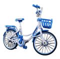 Beautiful New MODEL BICYCLE 1:8 Alloy Ladies Bicycle Model Simulation Bicycle Ornaments Die Casting Metal bicycle Toy, Collectors, displays. 