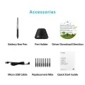 HUION H640P 6 x 4 inch Ultralight Digital Tablets Graphic Drawing Pen Tablet. 