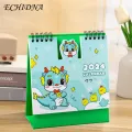 Activity Desk Calendar 2024 Mini Cartoon Desk Calendar Daily Monthly Planner for Home Office Decor Coil Design Perfect for Southeast Asian Buyers Desk Calendar 2024. 