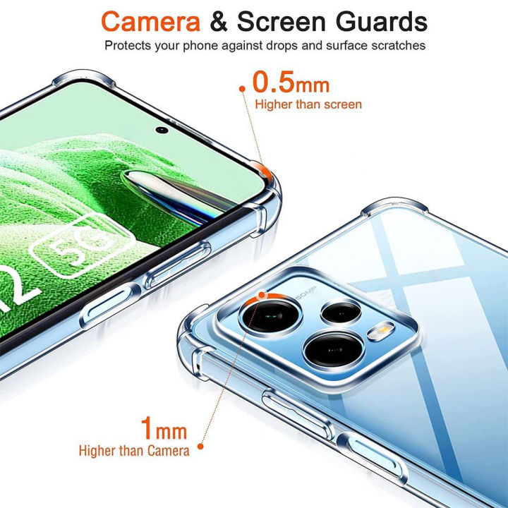 Lenuo%20Airbag%20Shockproof%20Cover%20For%20Xiaomi%20Redmi%20Note%2012%204G%20Transparent%20Cover%20-%20Image%206