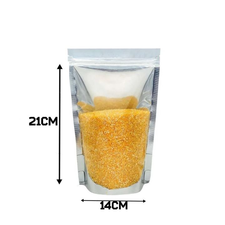 25%20Pieces%20(14x21cm)%20(200g-225g)%20Aluminium%20Foil%20Clear%20Front%20Large%20Window%20Zip%20Lock%20Silver%20Color%20Transparent%20Pouch%20Bags%20For%20Packaging%20Tea,%20Coffee,%20Dried%20Foods,%20Candy,%20Species,%20Snacks,%20Nuts%20&%20All%20Industrial%20Products%20-%20Image%209