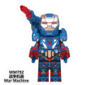 【FutureCrossing】Compatible with LEGO Marvel Avengers Iron Man brick minifigures MK50 Mecha Boy Assembly Toy. 