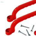 2 Pieces Playground Equipment Playhouse Grab Handle Bars with Screws Swingset Attachments Multipurpose Playroom Ladder Handles for Playhouse. 