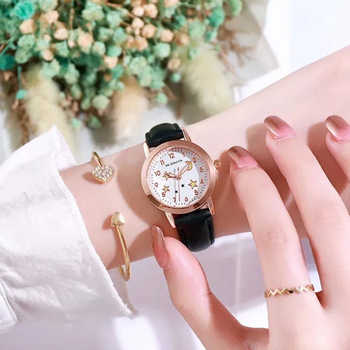 Qingwen%20%20Digital%20Watch%20Women's%20Korean-Style%20Simple%20Girl%20Girls'%20Waterproof%20Middle%20School%20Student%20Love%20Girl%20XINGX%20Luminous%20Watch%20-%20Image%203