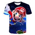 Super Mario Costume Boys' T-Shirt Summer T-Shirt Mario Brothers Fantasy Super Mario Boys' Cosplay T Shirt Fashion Sports Top. 