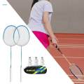 Badminton Racket Badminton Set with 6 Shuttlecocks Replacement Badminton Equipment Badminton Racquet for Beach Indoor Outdoor Exercise Games. 