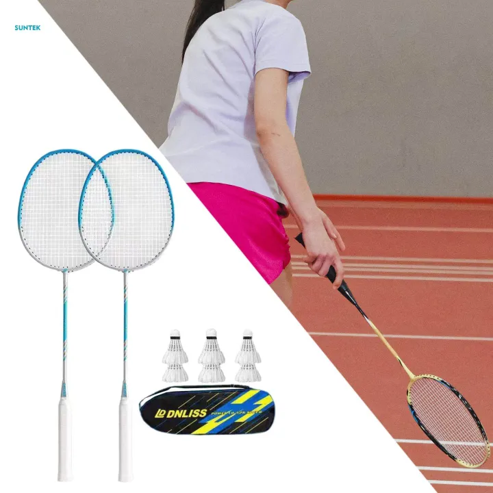 Badminton%20Racket%20Badminton%20Set%20with%206%20Shuttlecocks%20Replacement%20Badminton%20Equipment%20Badminton%20Racquet%20for%20Beach%20Indoor%20Outdoor%20Exercise%20Games%20-%20Image%202