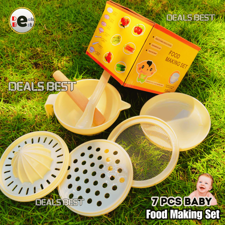 7 Pcs Baby Food Making Set