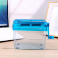 Manual Shredder Strip Cut Paper Shredder Safe Operation with Handle for Office Use for 1 Sheet A6 Paper. 
