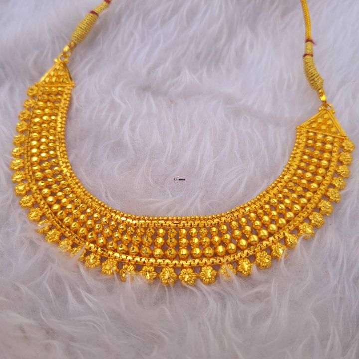 Linman%20Gold%20Plated%20Rani%20Haar%20DesignProfesional%20Mini%20Haar%20Necklace%20For%20Women%20-%20Image%203