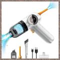 1Set Cordless Car Vacuum Cleaner 9000PA Mini Wireless Handheld Car Vacuum Cleaner White for Car Home. 