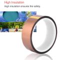 Heat Resistant Tape, 250-300 Degree High Temperature Insulation Tape 33m High Insulation Heat Adhesive Tape Protecting Tape Film Tape Roll High Temperature Tape for Electric Task Soldering. 
