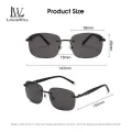 LouisWill Men Sunglasses Frameless Edge Cutting Metal Sunglasses Ultra Light Sunglasses UV400 Glasses Anti Glare Glasses Sunscreen Sunglasses Outdoor Sports Driving Traveling Riding Sunglasses. 
