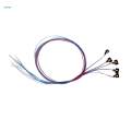 5Pcs 1/87 Prewired Mini Lights, DIY Lamp Presoldered SMD Lamp for Building Model Train Railway Model Scenes Model Railway Architectural Model. 