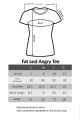 Girls' Baggy T-Shirts - Stay Comfortable and Stylish with Fat and Angry Tee for Women and Girls. 