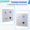 Wall Embedded Wireless AP In-Wall Wireless Socket for Hotel and Home Use. 