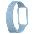 (COD Avail)For Xiaomi Mi Band 8 Active Solid Color Integrated Silicone Watch Band. 