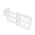 Movable Food Sorting Partition Plate Rack  Creative Snap-on Refrigerator Shelf Divider Clip  Mini Fridge Side Door Storage Partition Board  Drawer Makeup Box Items Divider. 