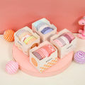 RHS Online 5 Rolls/Set Macaron Based Solid Color Washi Tapes Decorative Masking Tapes Sticky Paper Tape for Journals Diary DIY Crafts Gift Wrapping. 