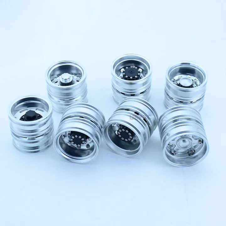 2pcs%20Metal%20Upgrade%20Hub%20Wheels%20Rim%20For%201/14%20Tamiya%20Rc%20Dump%20Truck%20Scania%20770s%20R620%20Volvo%20Benz%20Arocs%20Man%20Tgx%20Lesu%20Car%20Accessories%20-%20Image%203