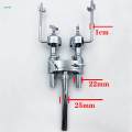 Drum Holder Bracket Support, Metal Tom Drum Mount Clamp Holder Rack for Drummer, Tom Drum Percussion Instrument Accessory. 