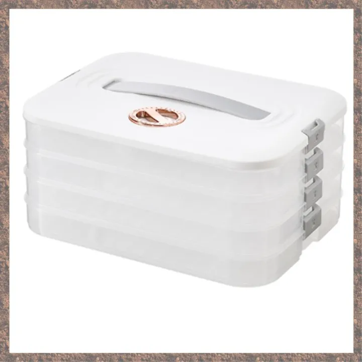 Dumplings Box Storage Box Refrigerator Dumpling Freezing Multi-Layer ...