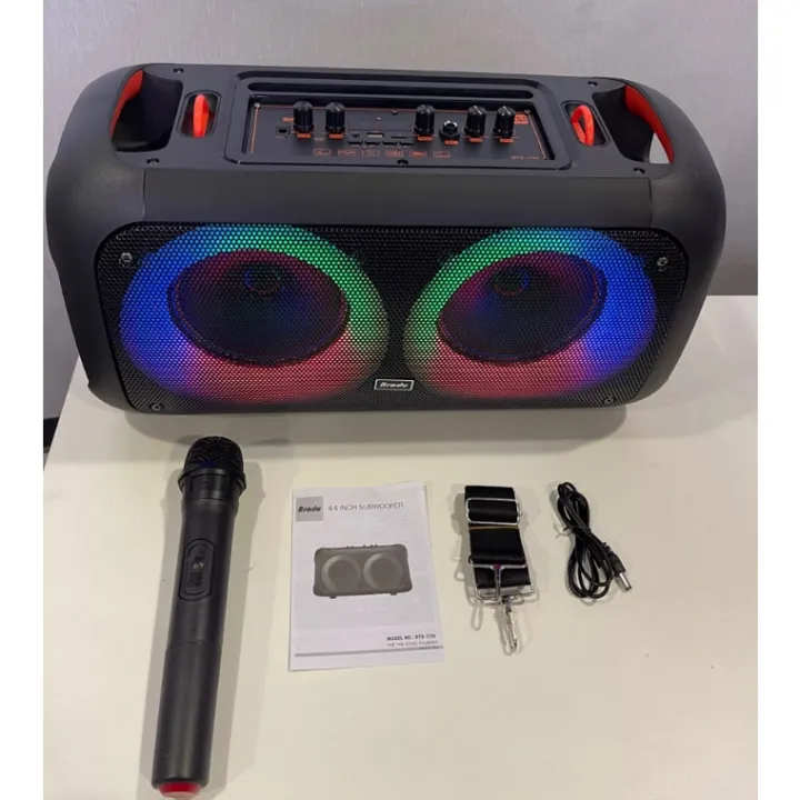 Brodu%20BTS-1709%20Bass%20Portable%20Subwoofer%20Bluetooth%20Karaoke%20Speaker%20with%20Wireless%20MIC%20-%20Image%202