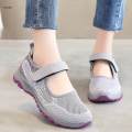 Women Mesh Sneakers, Sports Shoes, Lightweight Flats Walking Shoe, Breathable Sneakers, for Driving, Outdoor, Short Trips , 41 Gray. 